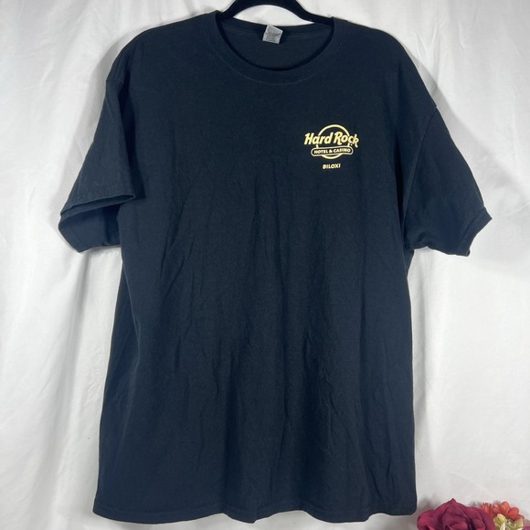 Hard Rock Cafe Other - T-shirt Hard Rock Hotel Casino BILOXI  XL Black "Time To Play", Guitar,